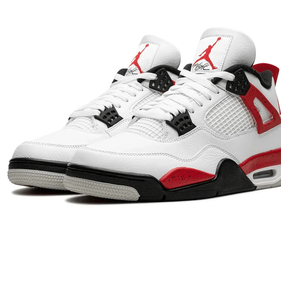 Cement' Jordan Air 4 Retro 'Red 0619